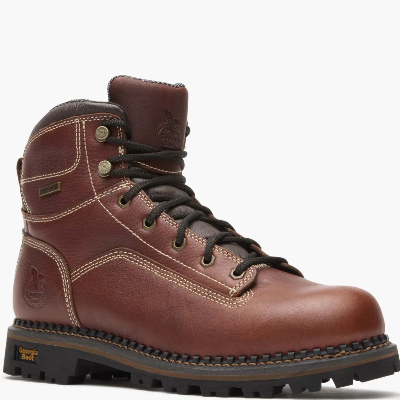 Georgia Boot AMP LT Logger Low Heel Waterproof Work Boot