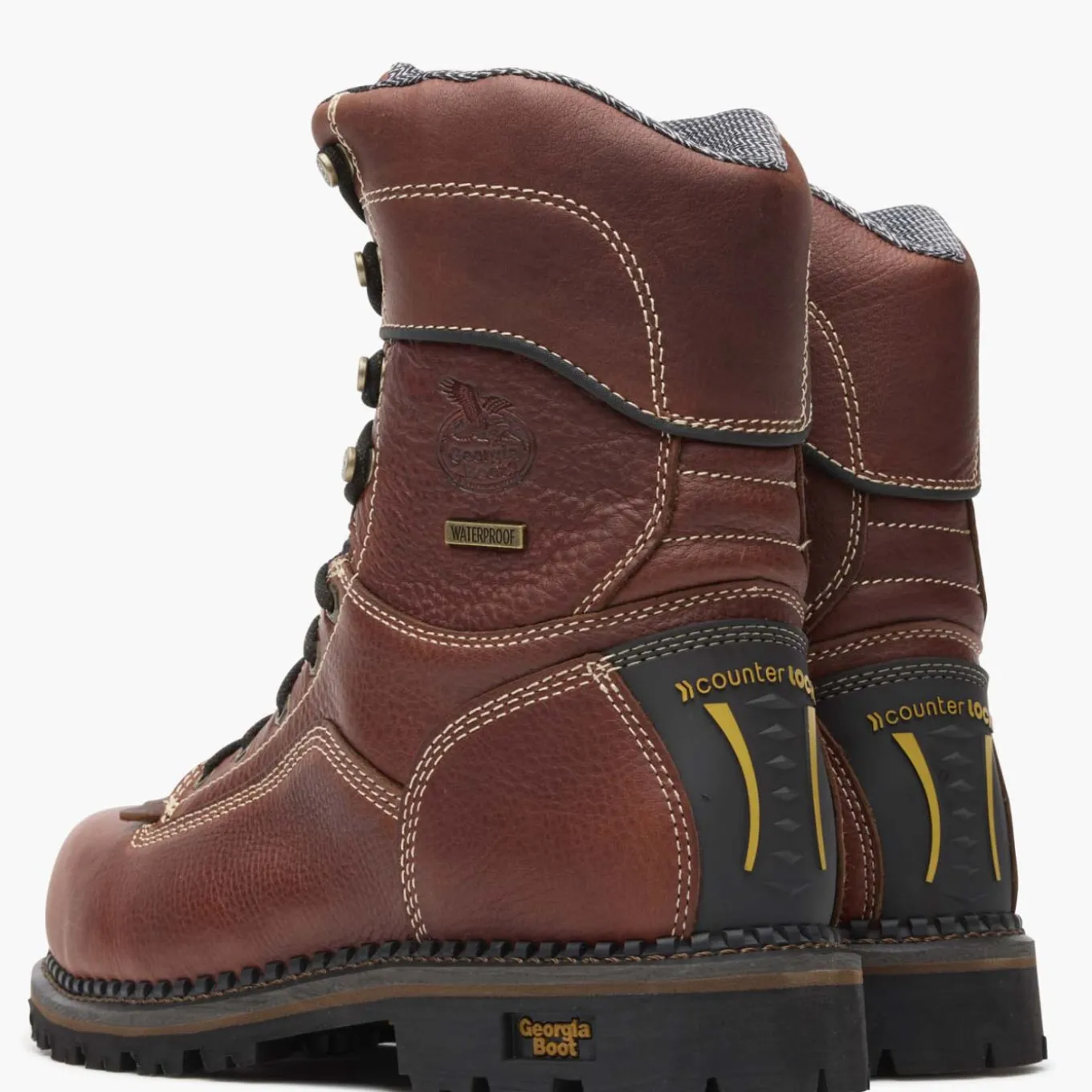 Georgia Boot AMP LT Logger Composite Toe Low Heel Waterproof Work Boot