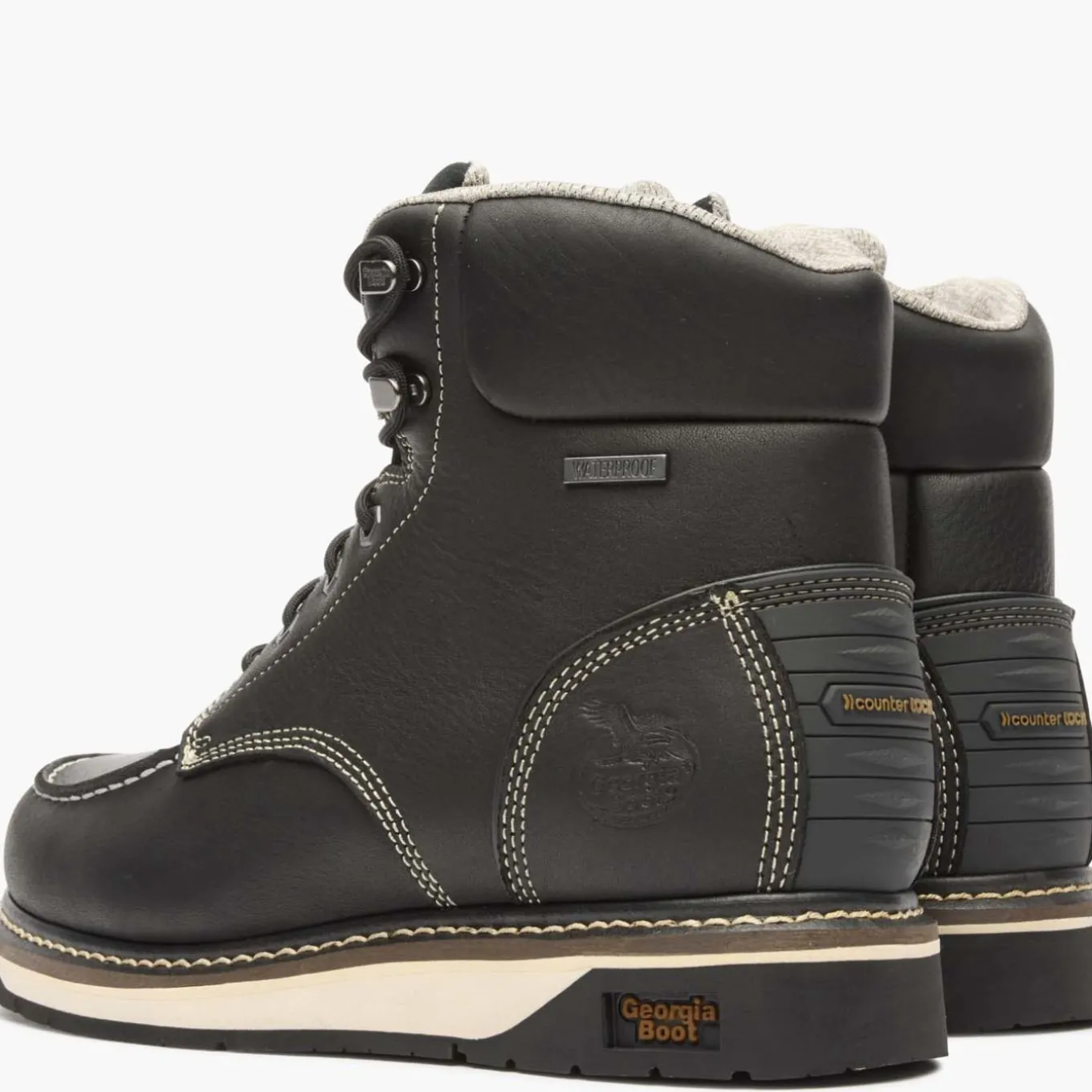 Georgia Boot AMP LT Wedge Waterproof Moc-Toe Work Boot