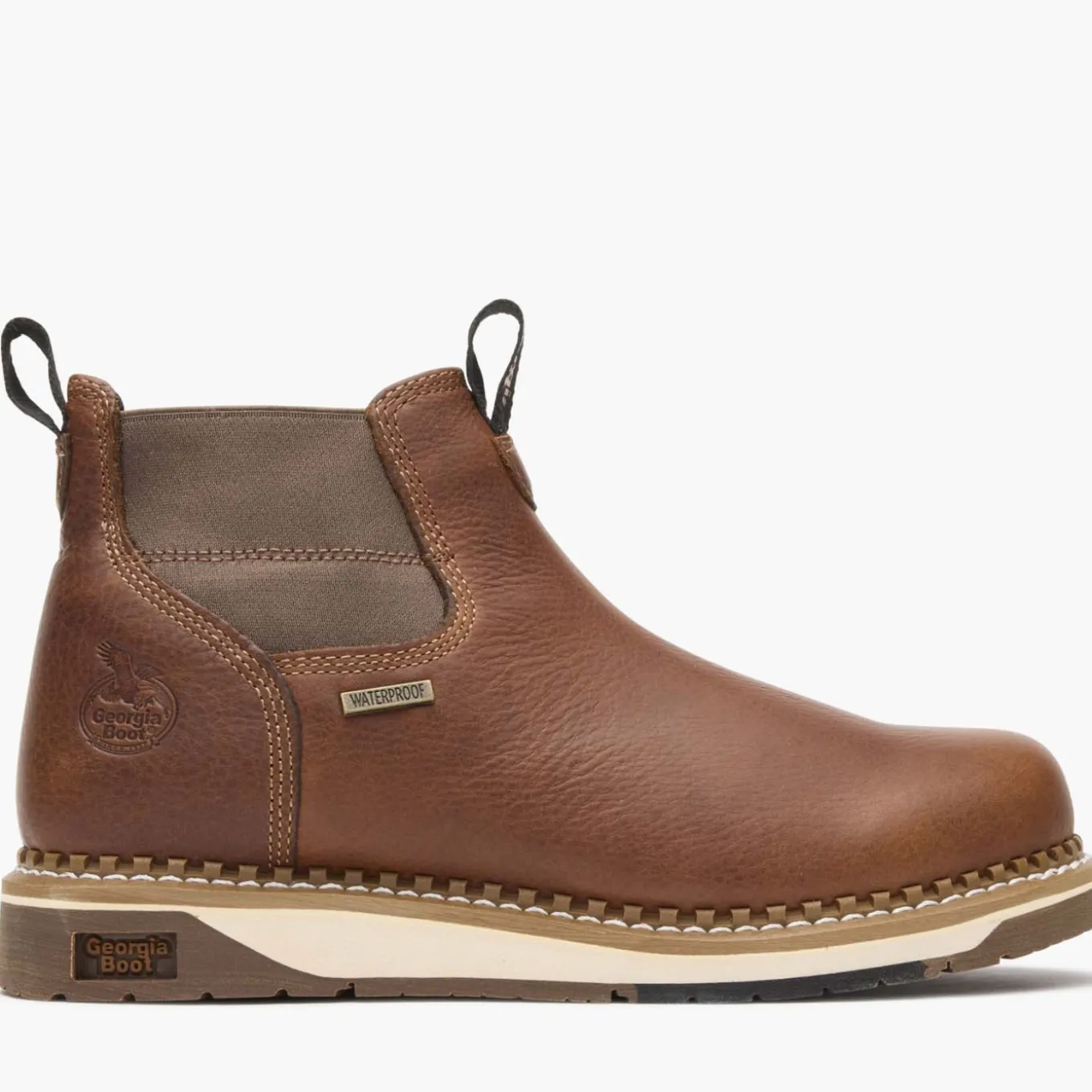 Georgia Boot AMP LT Wedge Waterproof Chelsea Work Boot