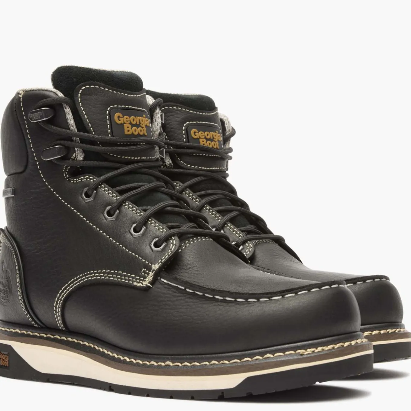 Georgia Boot AMP LT Wedge Waterproof Moc-Toe Work Boot