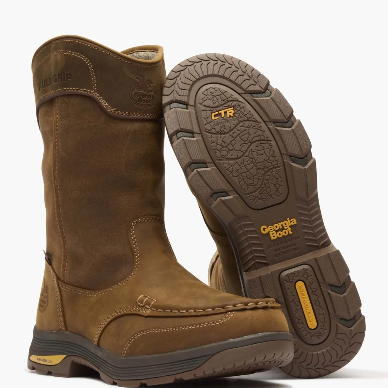Georgia Boot Athens SuperLyte Waterproof Wellington Pull-On Boot