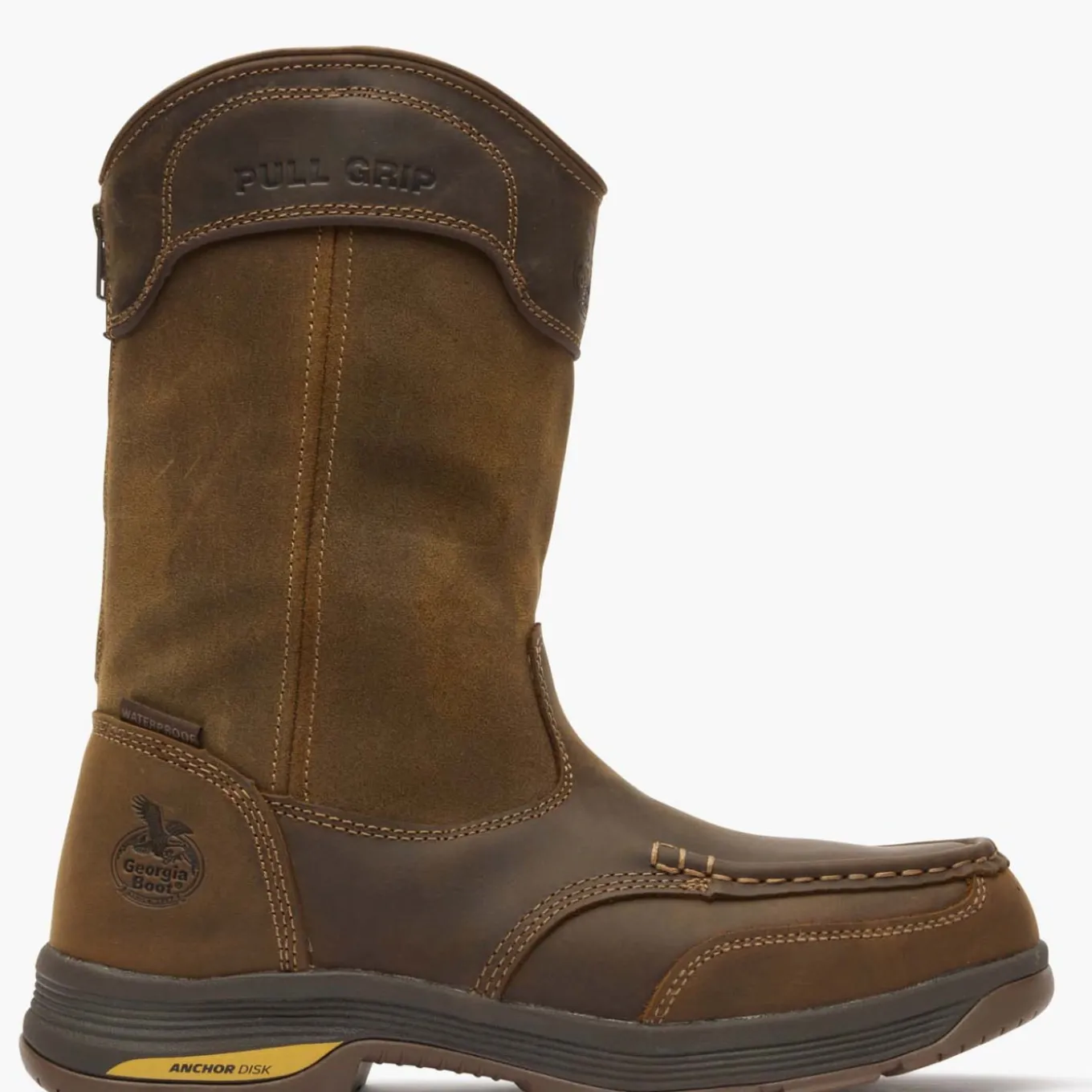 Georgia Boot Athens SuperLyte Alloy Toe Waterproof Wellington Pull-On