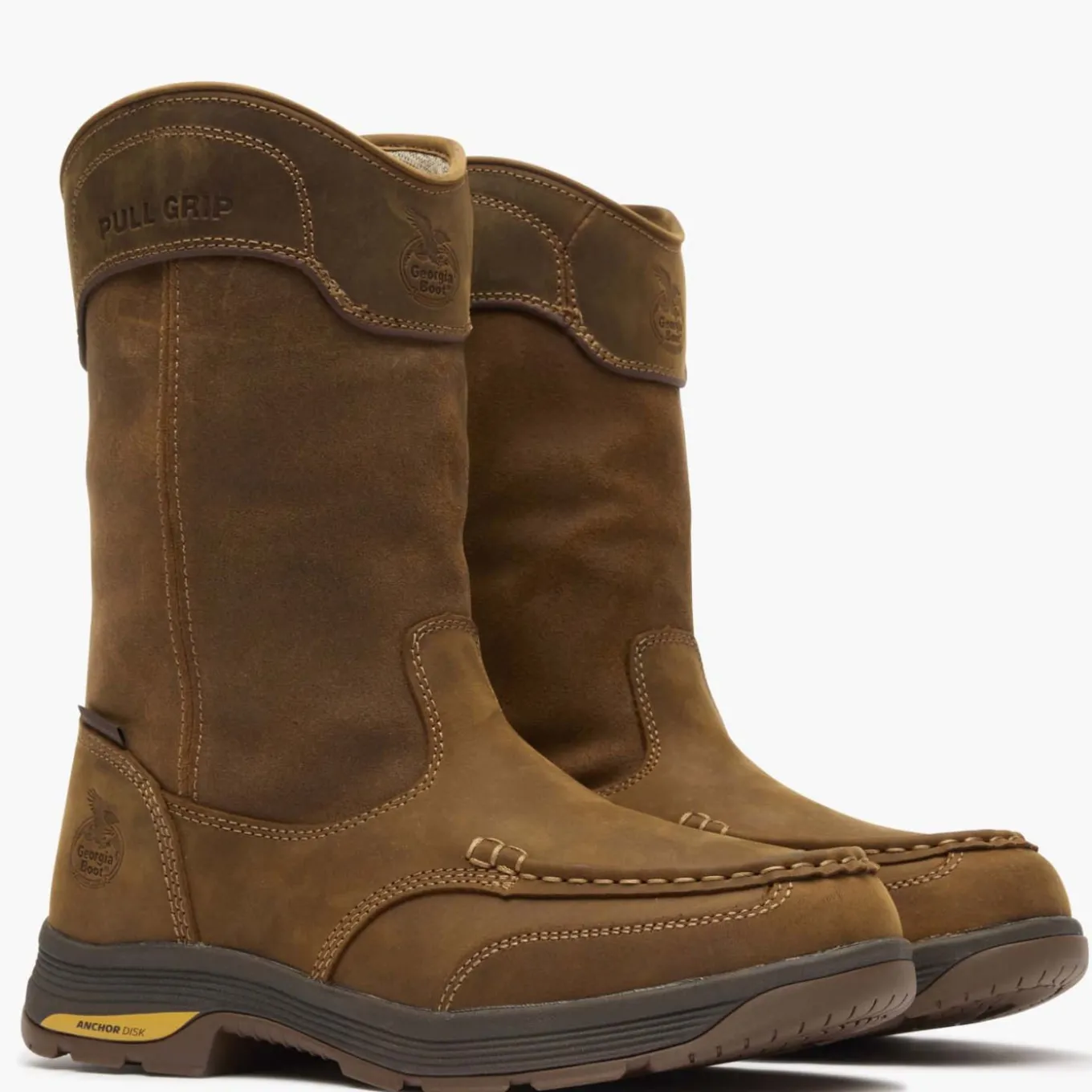 Georgia Boot Athens SuperLyte Waterproof Wellington Pull-On Boot