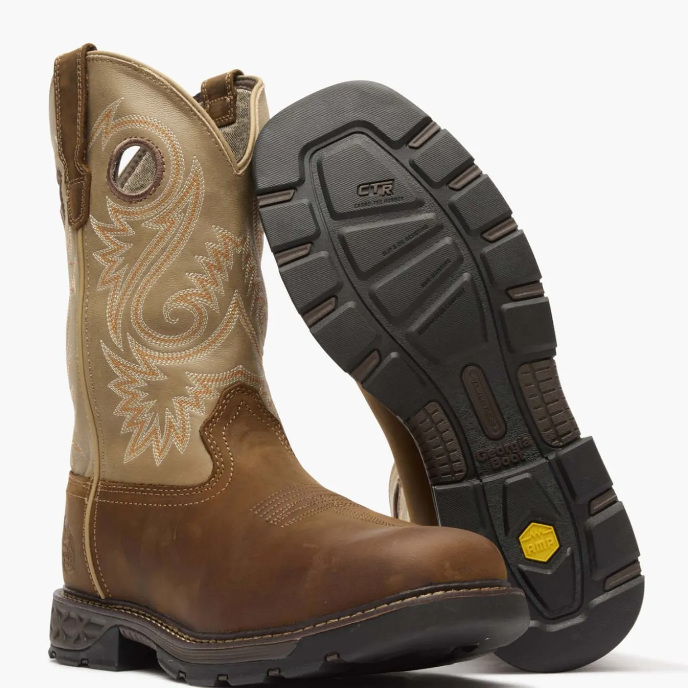 Georgia Boot Carbo-Tec FLX 11" Alloy Toe Pull On Work Boot