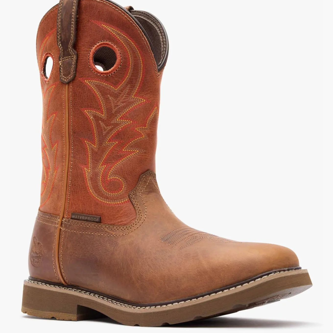 Georgia Boot Core 37 Western 11" Waterproof Pull-On Work Boot