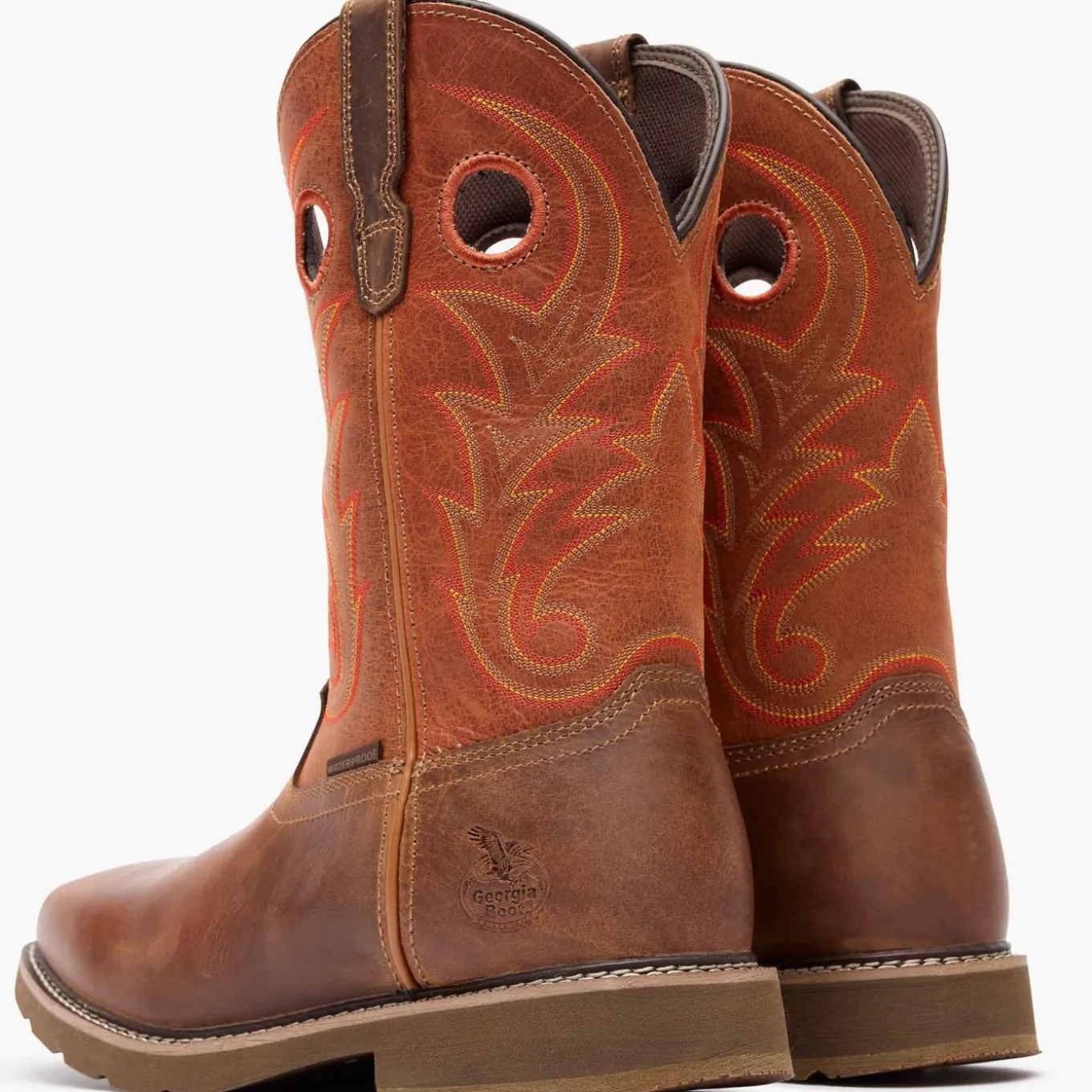 Georgia Boot Core 37 Western 11" Waterproof Pull-On Work Boot