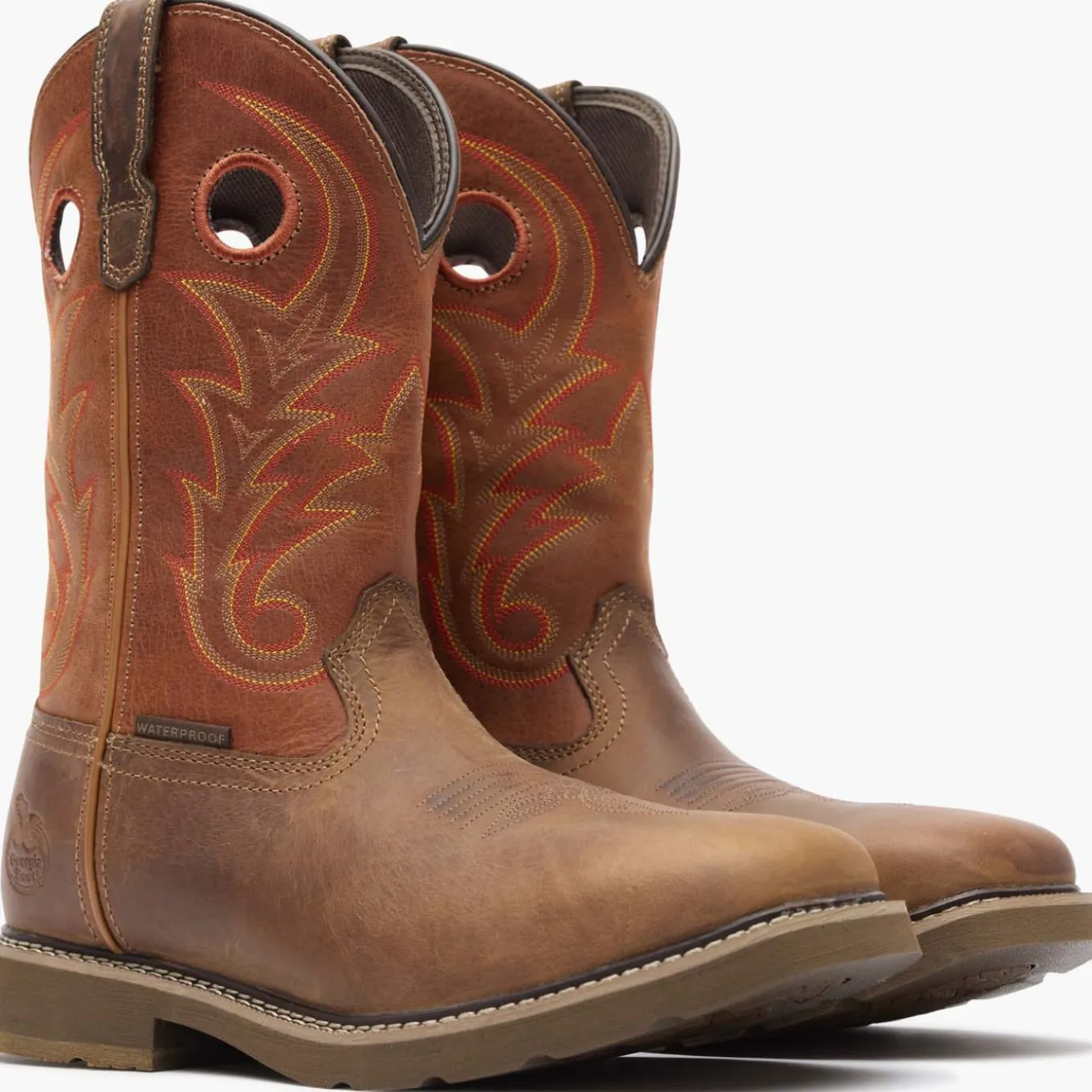 Georgia Boot Core 37 Western 11" Waterproof Pull-On Work Boot