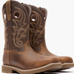 Georgia Boot Core 37 Western 11" Steel Toe Waterproof Pull-On Work Boot