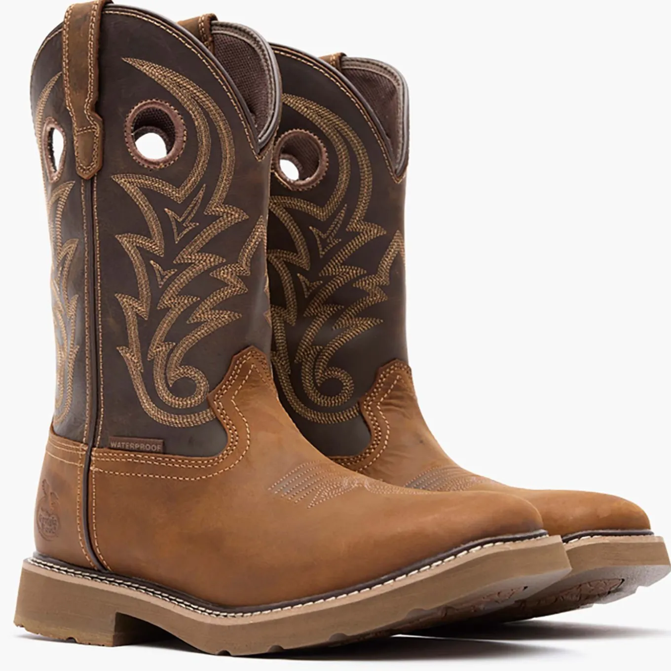 Georgia Boot Core 37 Western 11" Waterproof Pull-On Work Boot