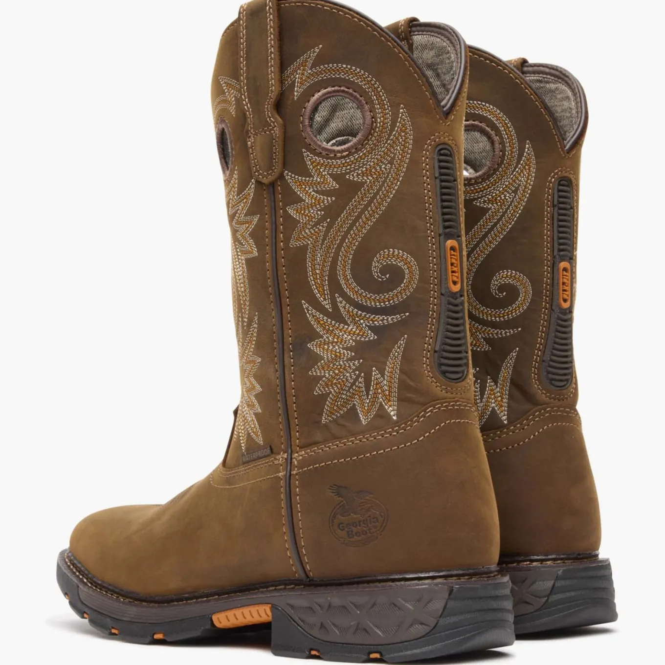 Georgia Boot Men's Carbo-Tec FLX Waterproof Pull-On Work Boot
