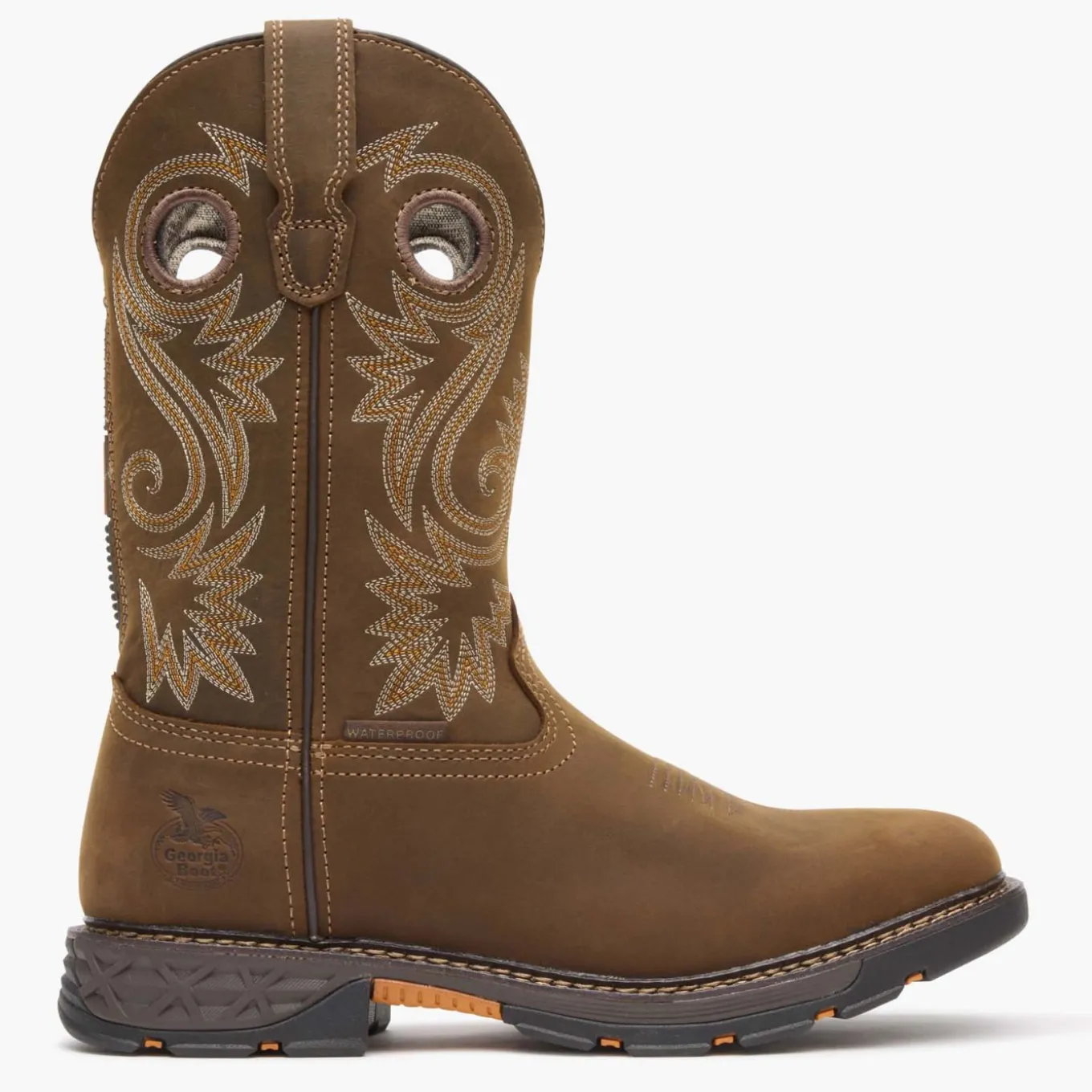 Georgia Boot Men's Carbo-Tec FLX Waterproof Pull-On Work Boot