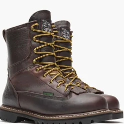 Georgia Boot Waterproof Lace-To-Toe Work Boot