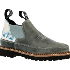 Georgia Boot Women's Blue Watercolor Romeo Shoe