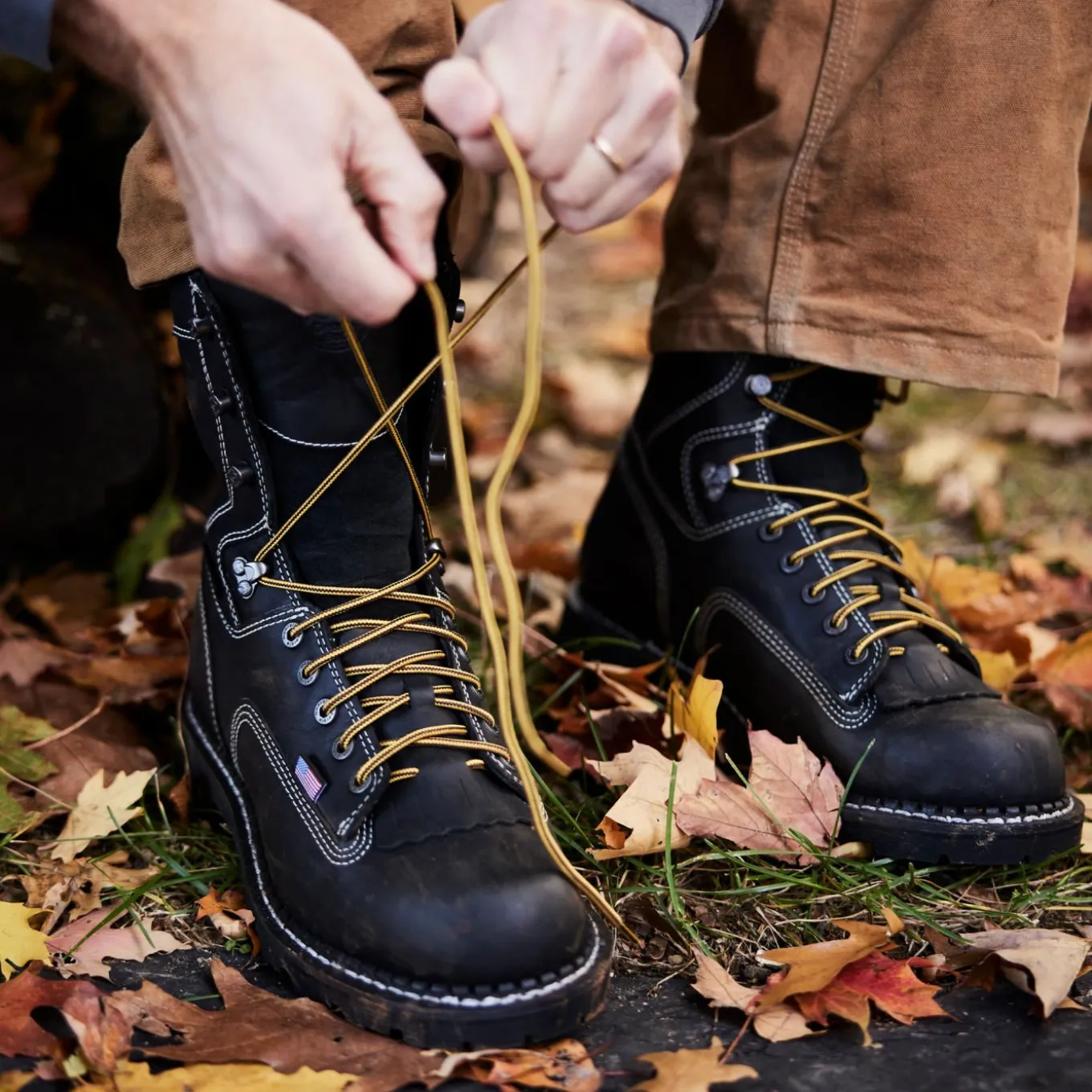 Men's USA Logger Waterproof Work Boot